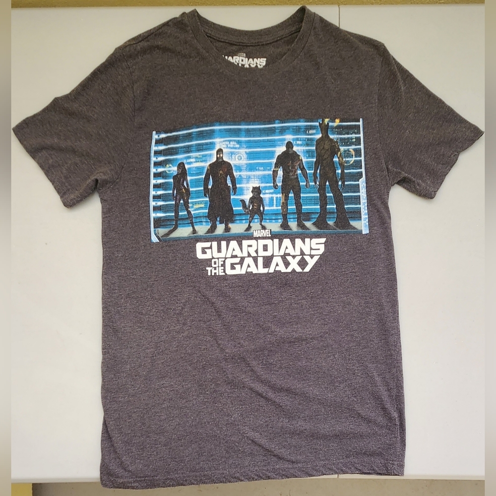 Marvel MCU Guardians of the Galaxy Movie Grey Medium T-shirt